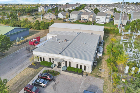 acquisition of a 13,000 square foot industrial building in Columbus, Ohio.